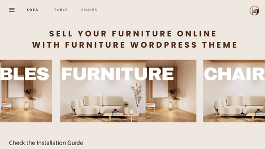Sell Your Furniture Online with Furniture WordPress Theme