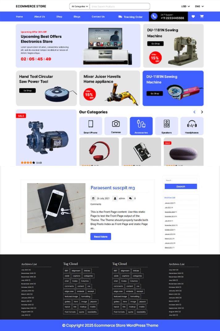 Free Appliances WordPress Theme