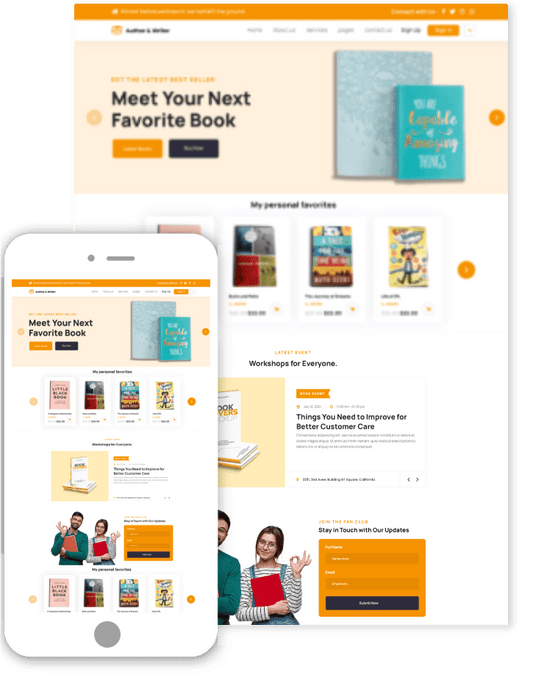 Author Writer WordPress Theme