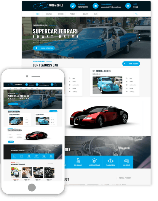 Auto Dealer WordPress Theme