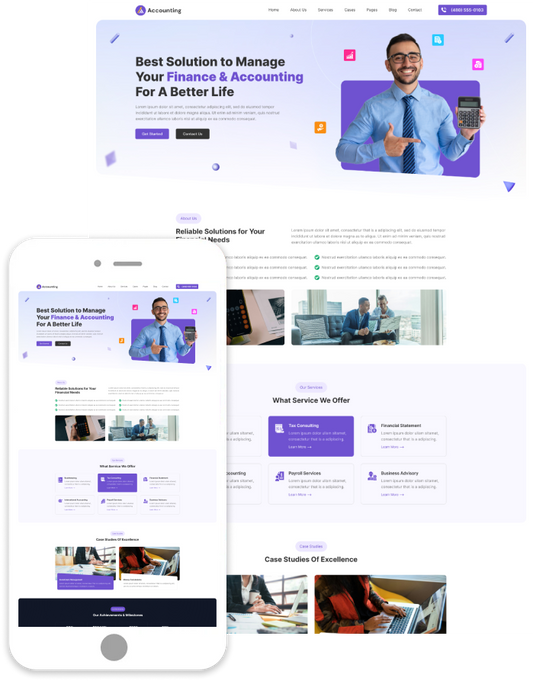 Business Accountant WordPress Theme