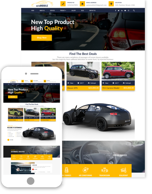 Car Mechanic WordPress Theme