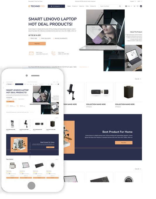 Electronic Store WordPress Theme