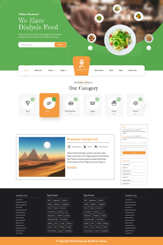 Free Electronic WordPress Theme