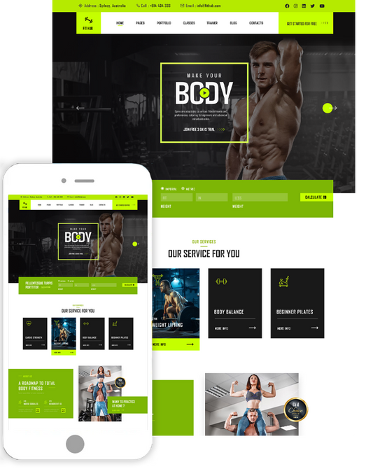 Gym Club WordPress Theme