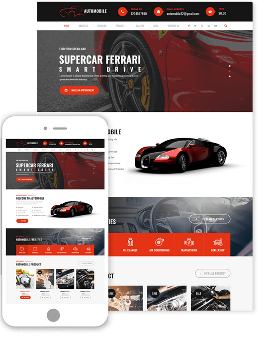 Automobile WordPress Theme