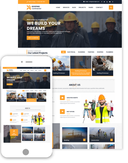 Roofing Contractor Premium Theme