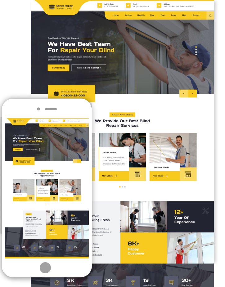 Window Repair WordPress Theme